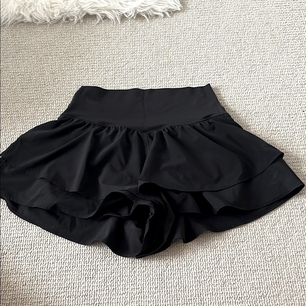 OFFLINE Black Women's Ruffle Shorts
